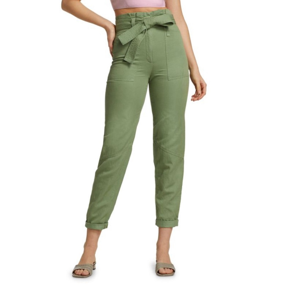 A.L.C. Cobin Paperbag Pants in Green Size 4